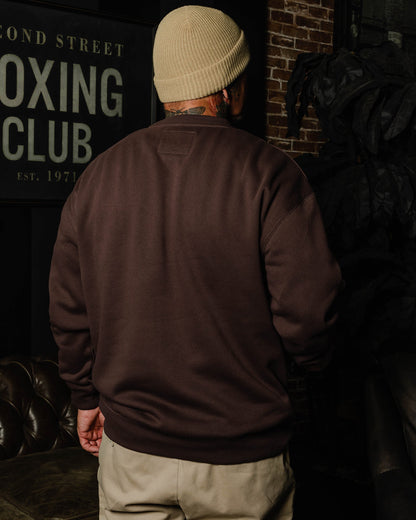 Pocket Crewneck - Brown