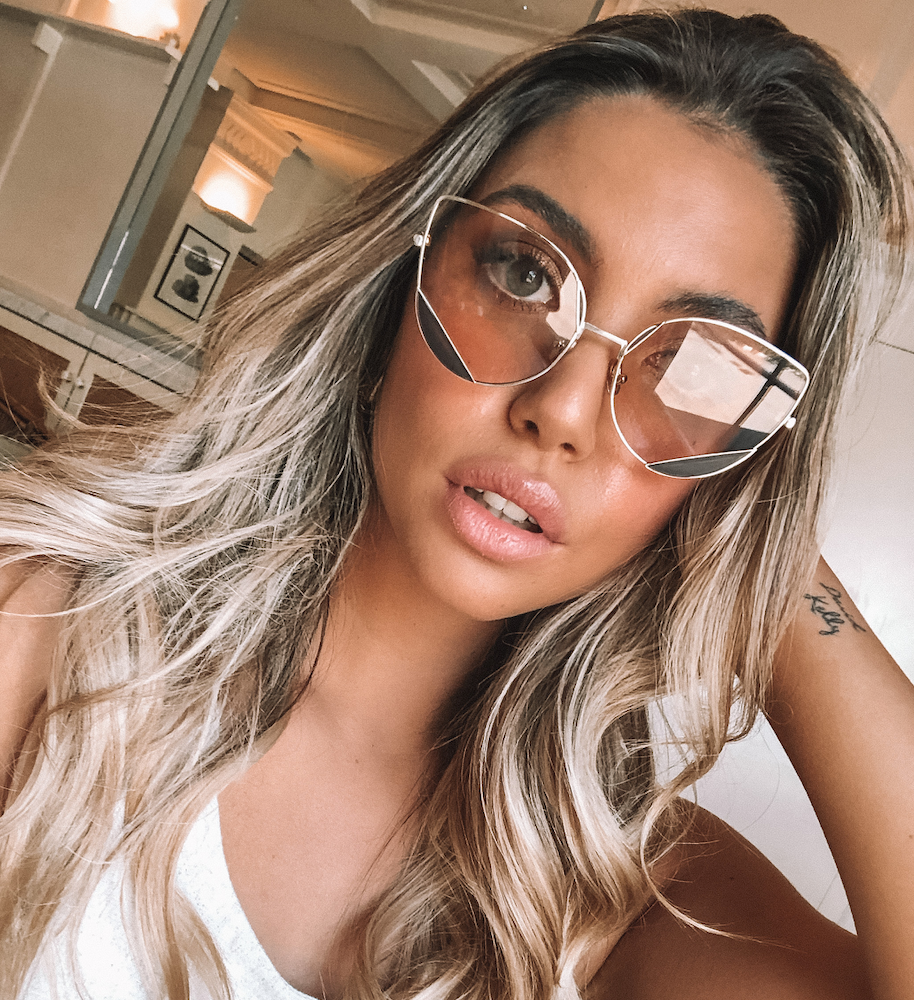 Cadence Blush Sunglasses | Women's Gold Frame Sunglasses