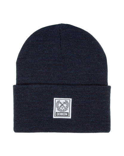 Ribbed Beanie - Heather Navy