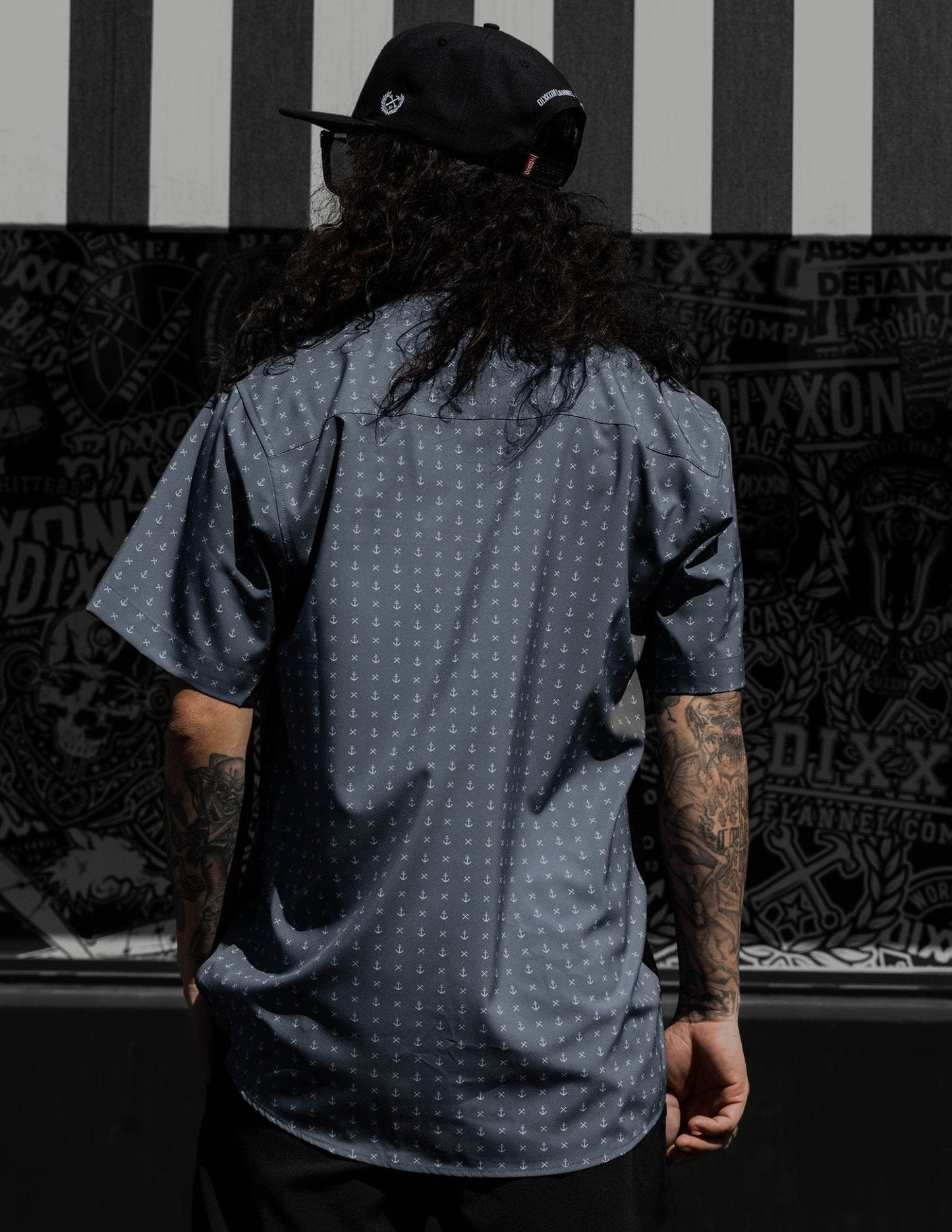 Salty Dog Party Shirt - Gray & White