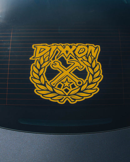 Party Crest Die Cut Sticker - 14"