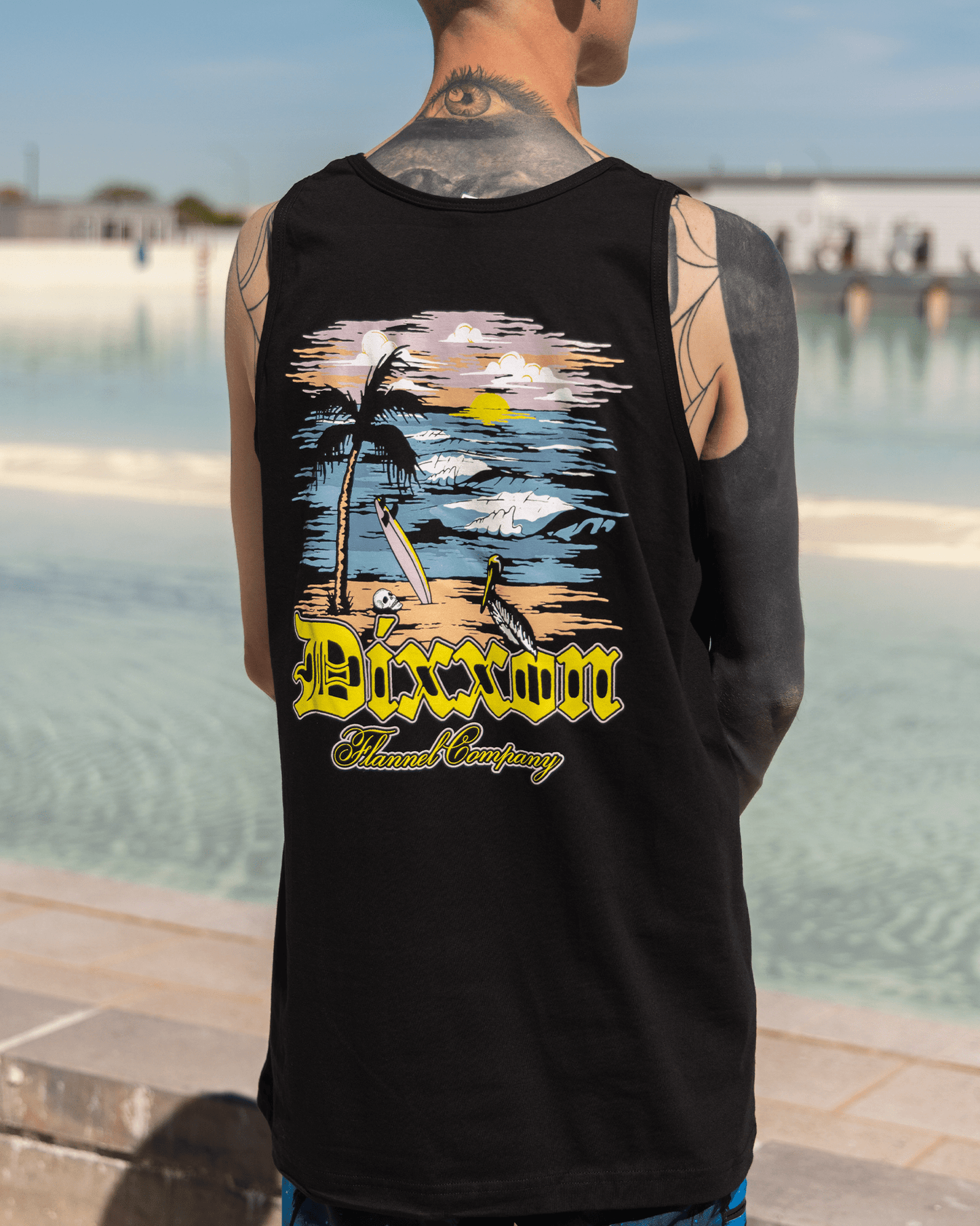 South Swell Tank - Black
