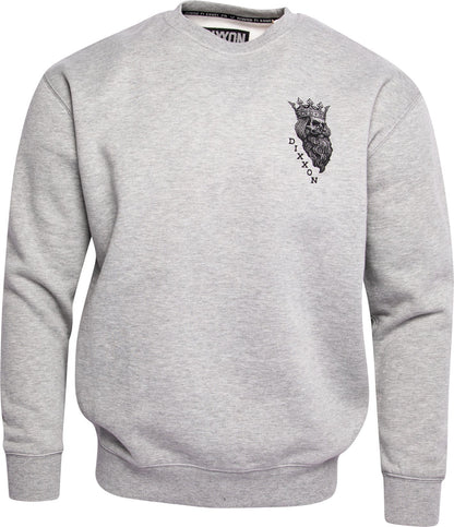 The King Crewneck Sweatshirt - Heather Gray