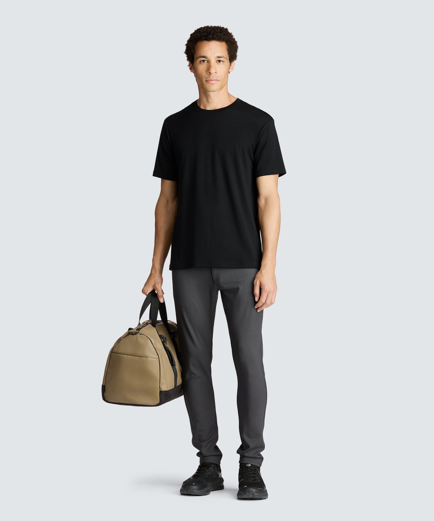 Men's Relaxed Merino Crew Neck T-Shirt