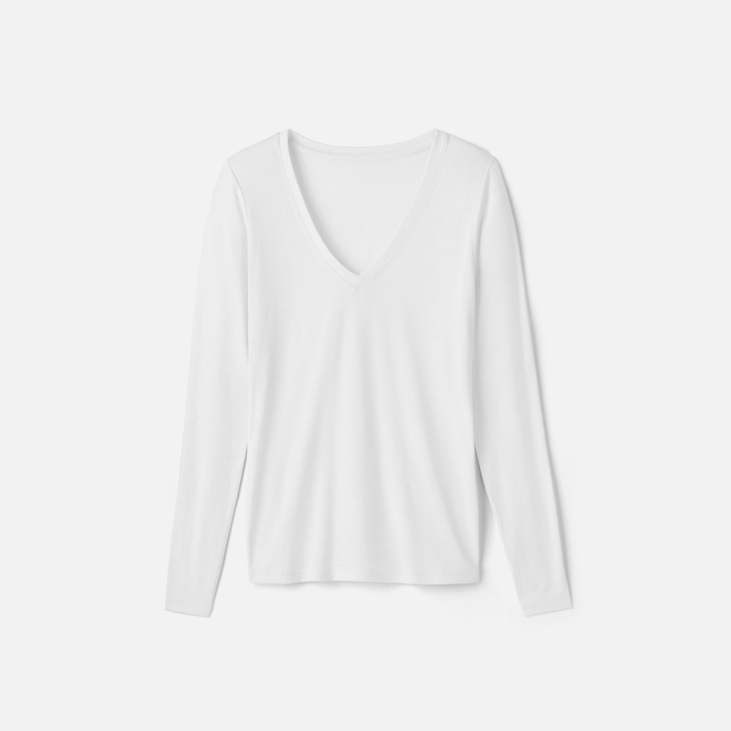 Women's Slim Merino Long Sleeve V-Neck