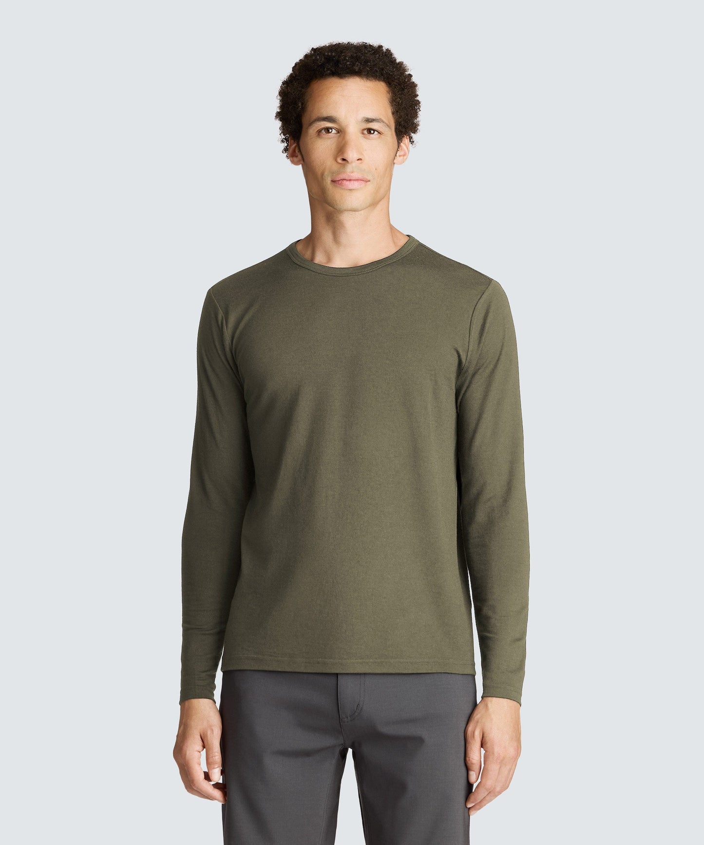 Men's Long Sleeve Merino Crew
