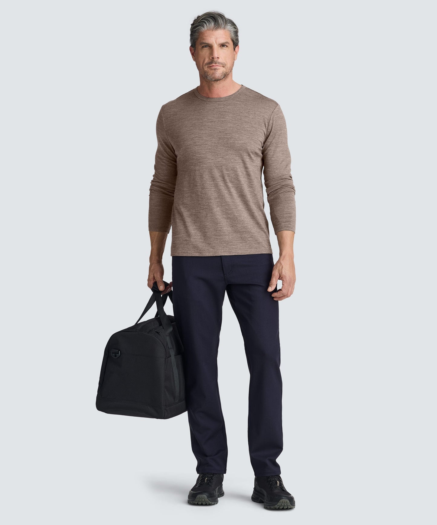 Men's Long Sleeve Merino Crew