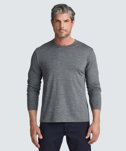 Men's Long Sleeve Merino Crew
