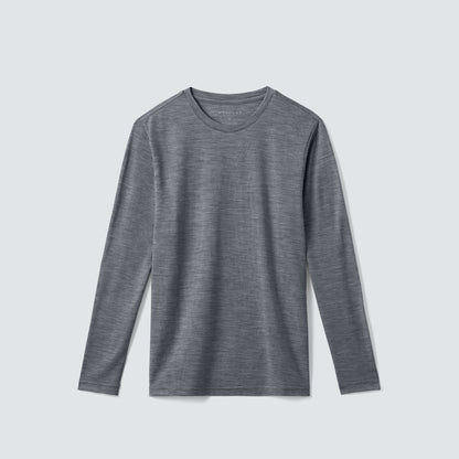 Men's Long Sleeve Merino Crew