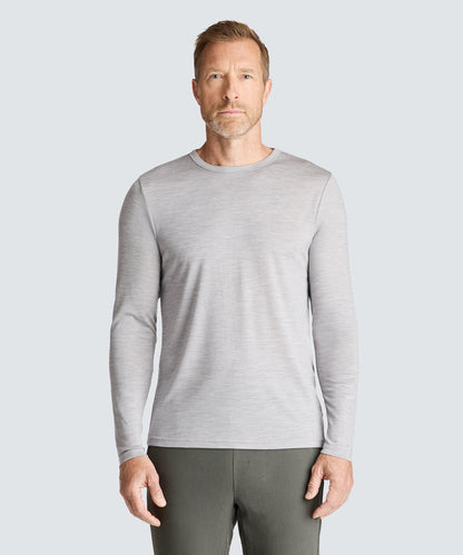 Men's Tall Long Sleeve Merino Crew