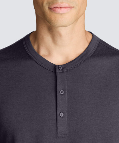 Men's Long Sleeve Merino Henley