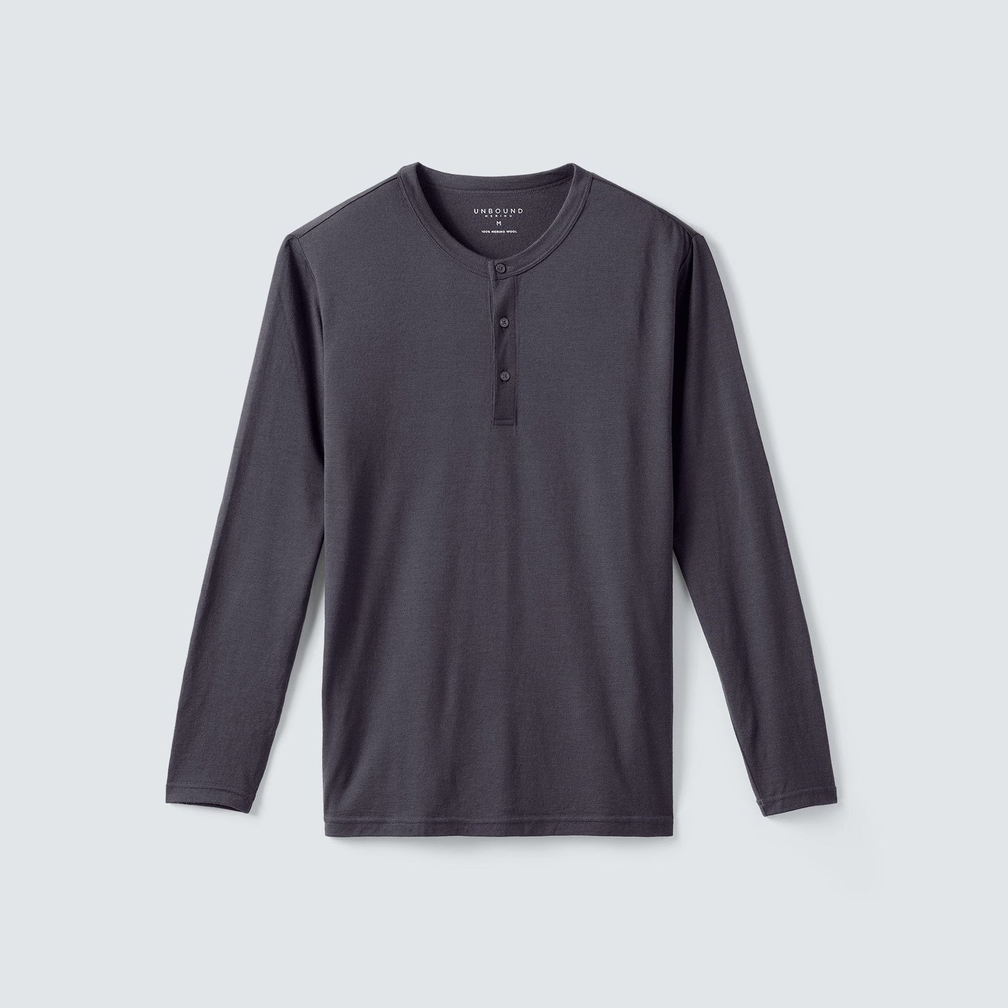 Men's Long Sleeve Merino Henley