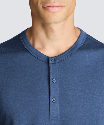 Men's Long Sleeve Merino Henley