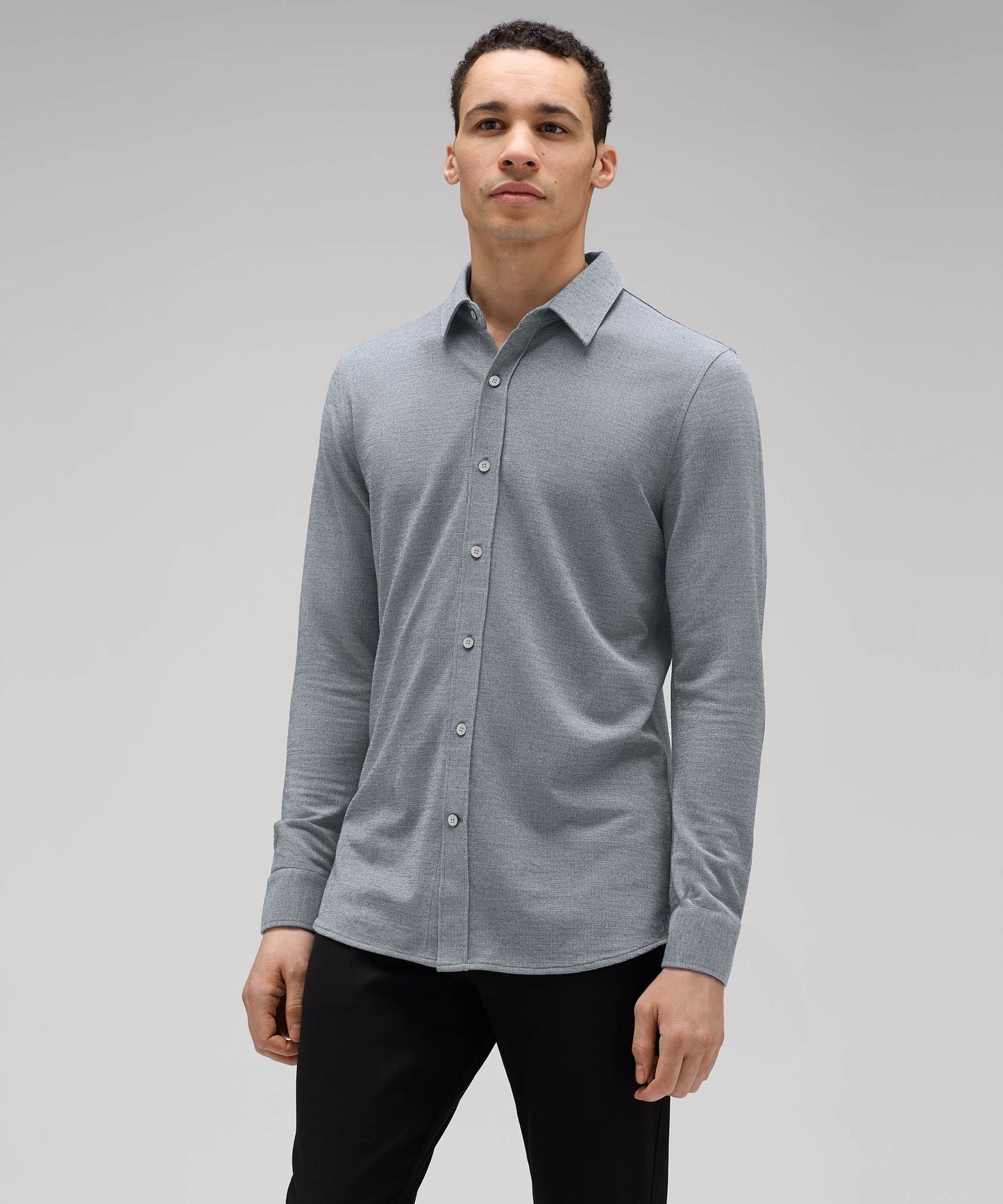 Men's Merino Button-Up
