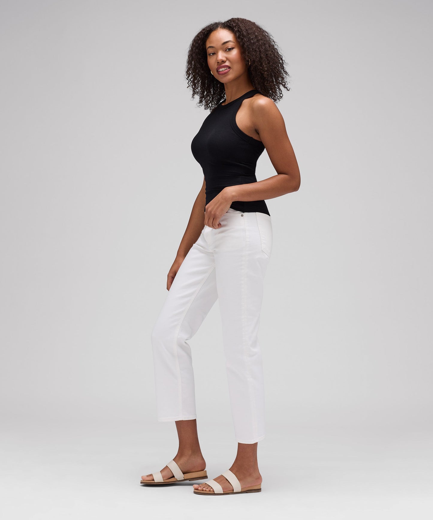 Women's Merino Rib Racer Tank