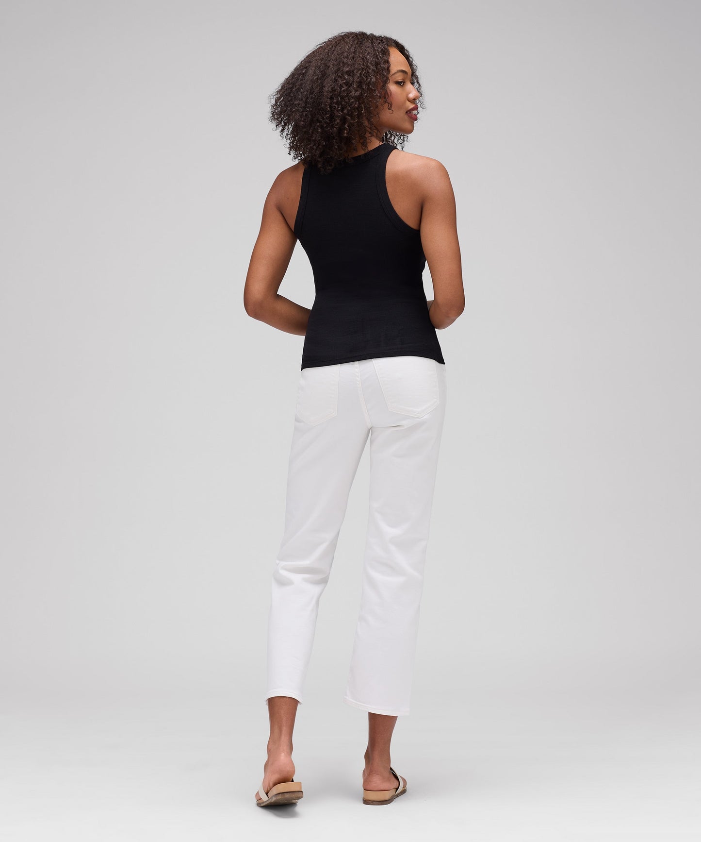 Women's Merino Rib Racer Tank