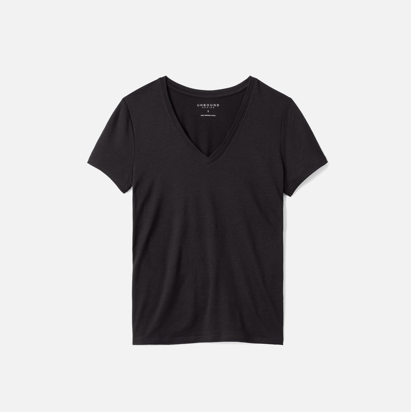 Women's Petite Merino V-Neck T-Shirt