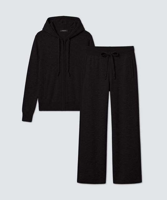 Women's Knit Hoodie + Sweater Pants