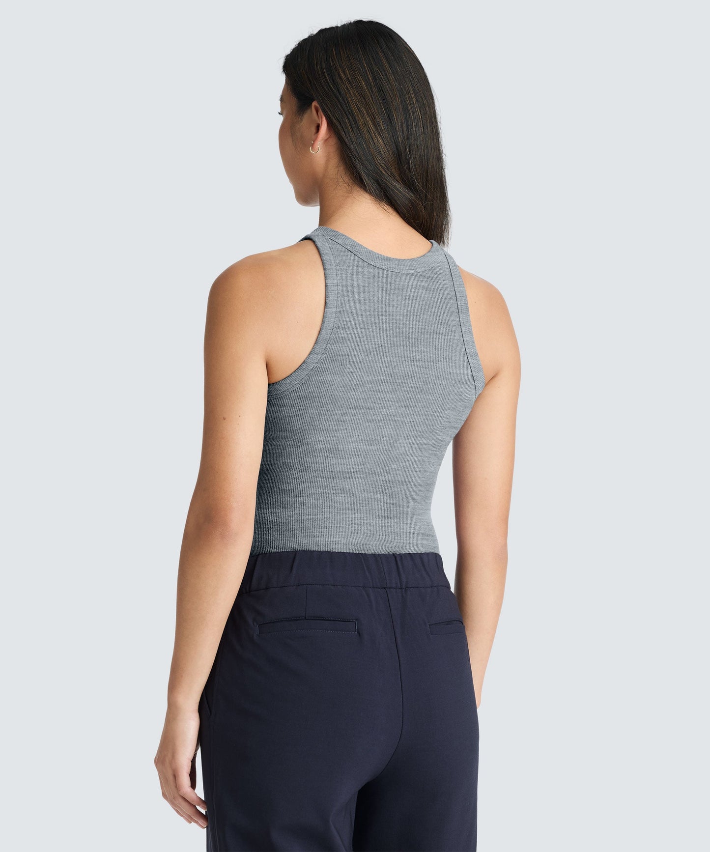 Women's Merino Rib Racer Tank