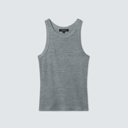 Women's Merino Rib Racer Tank