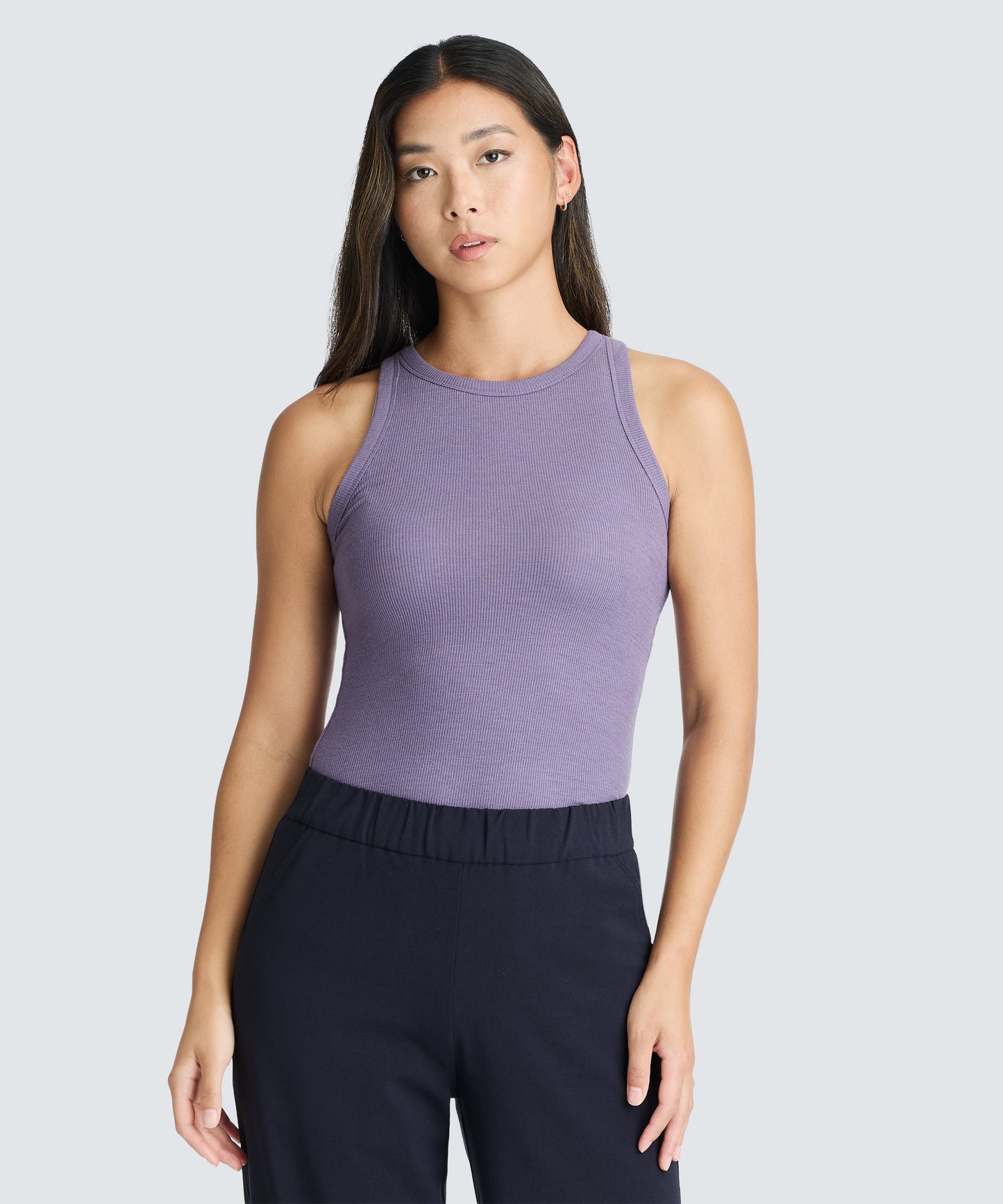 Women's Merino Rib Racer Tank