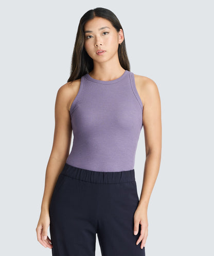 Women's Merino Rib Racer Tank
