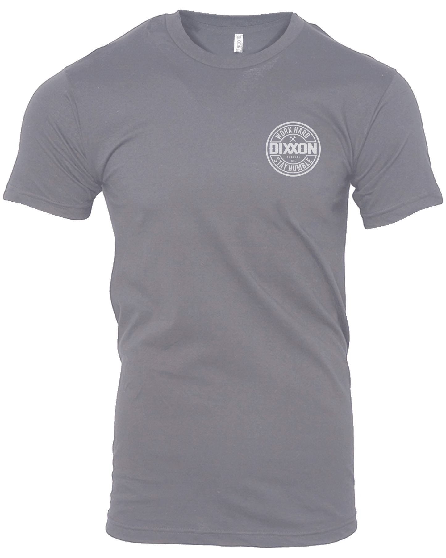 White Corpo T-Shirt - Charcoal