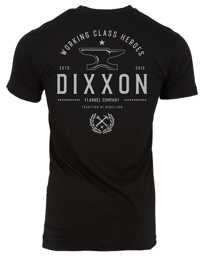 White Tradition Badge T-Shirt - Black
