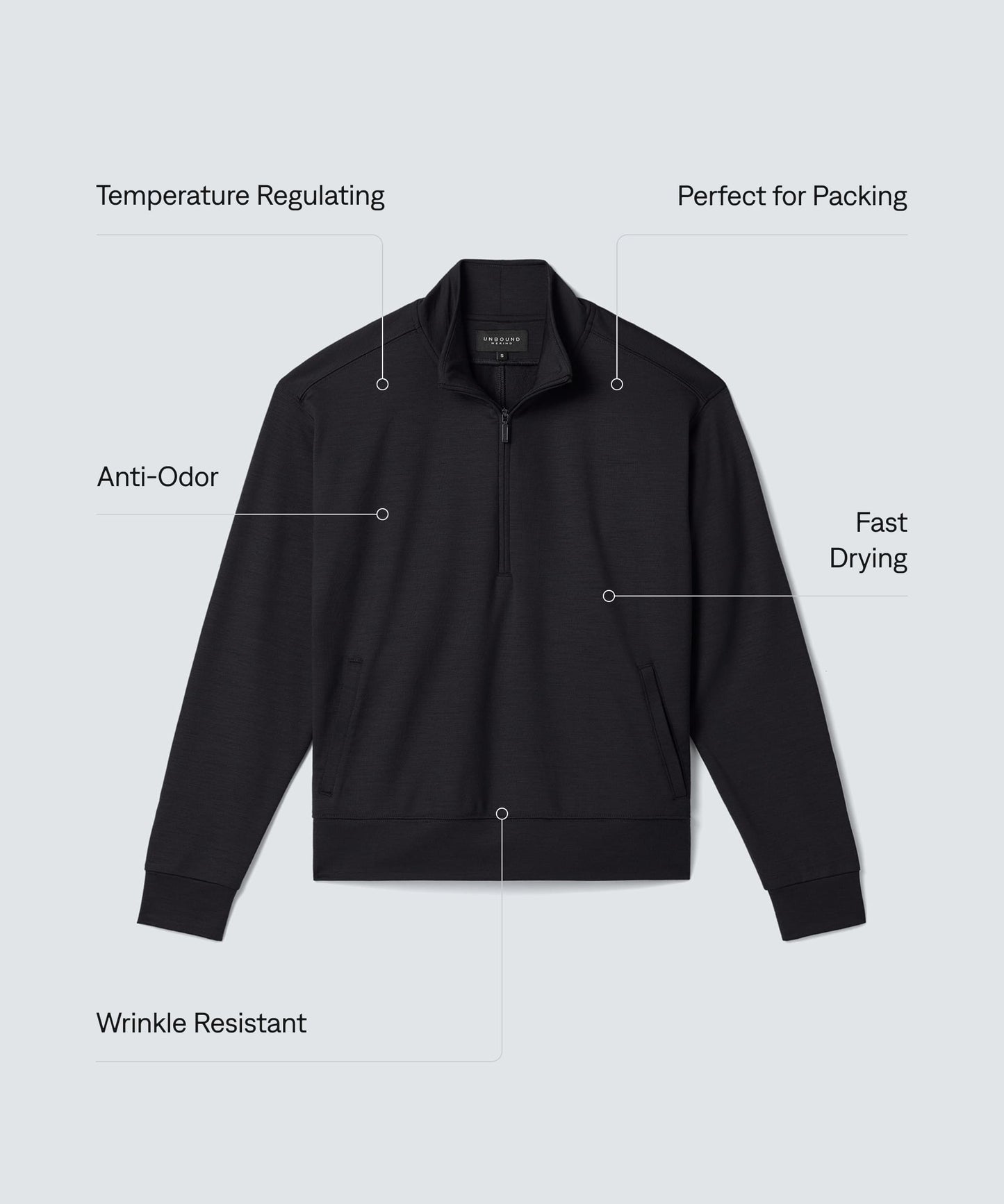 Women's Merino Transit Quarter Zip