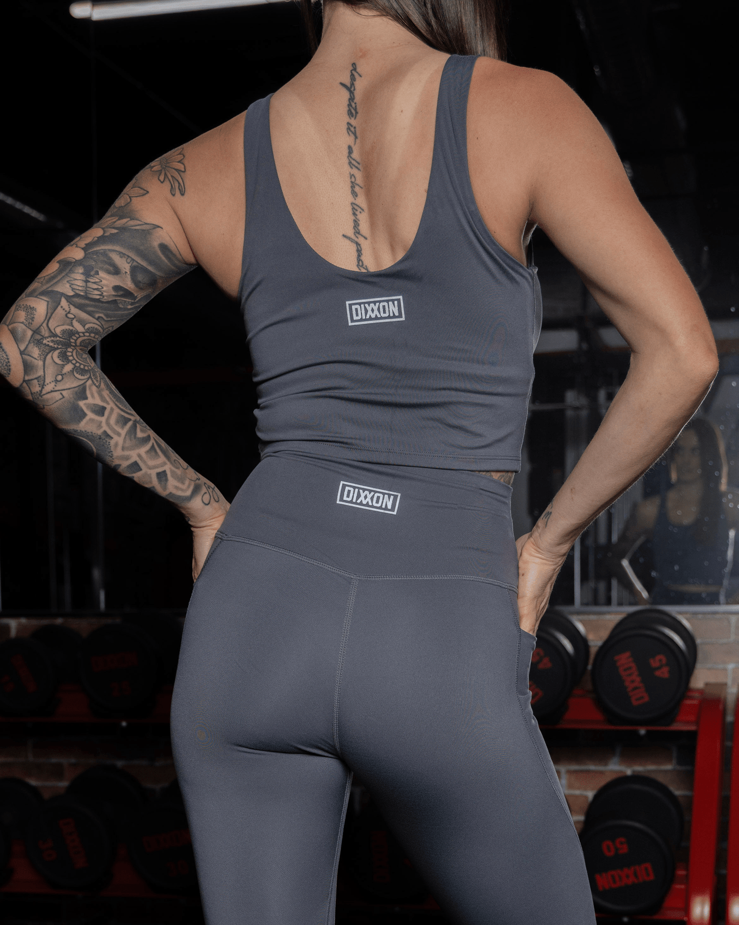 Women's Classic Crop Top - Charcoal Gray