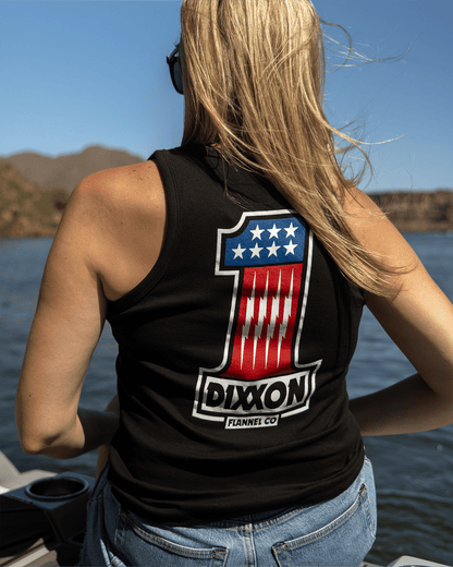 Women's First Place Fitted Tank - Black