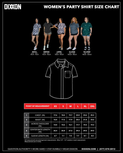 Women's Salty Dog Party Shirt - Tiffany