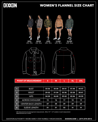 Women's Obsidian Short Sleeve Flannel
