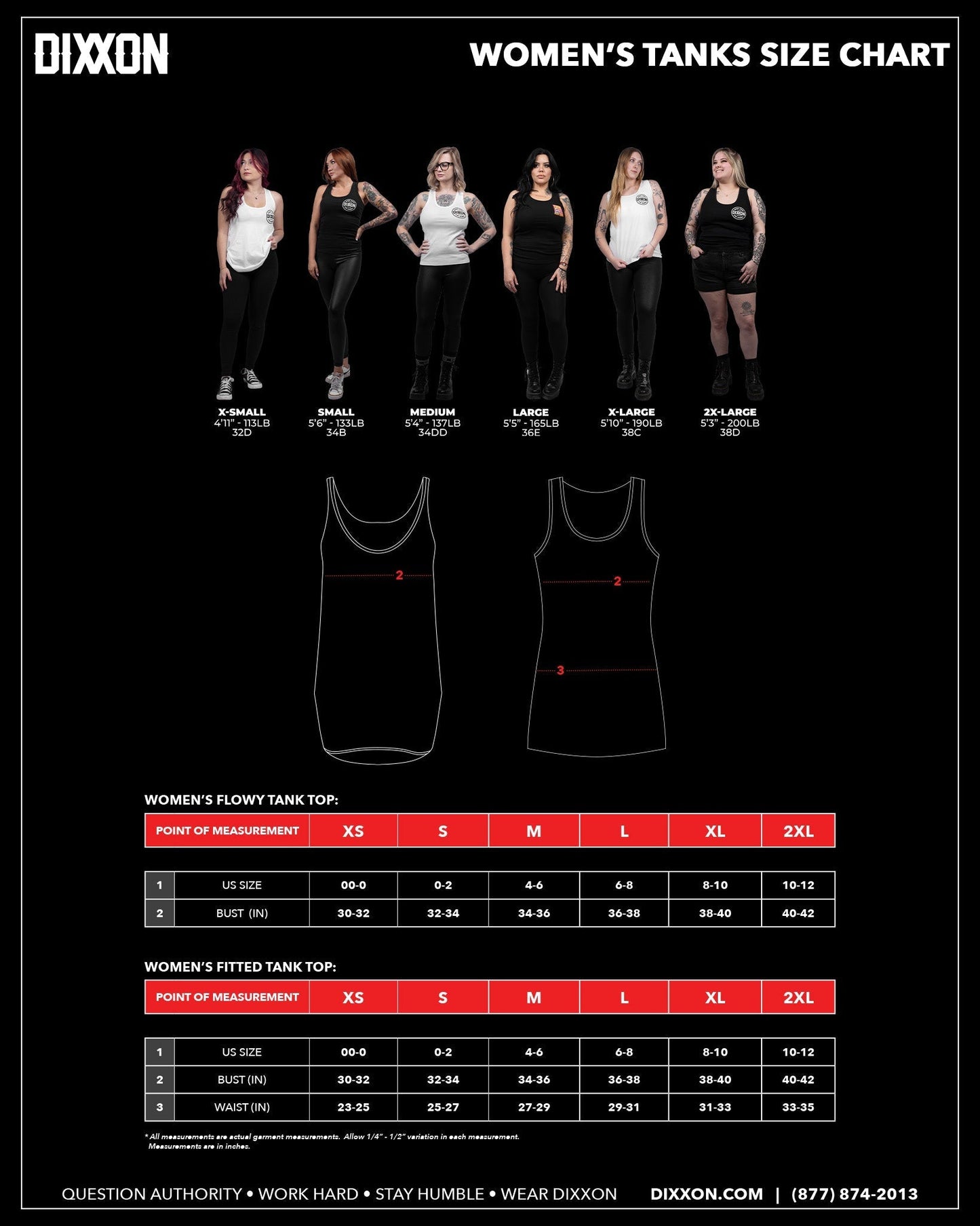 Women's Maria Fitted Tank - Black