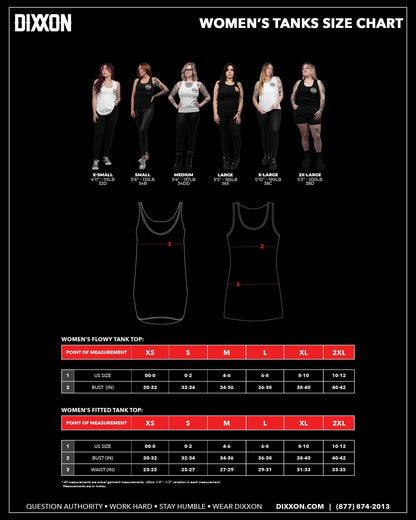Women's Mystic Fitted Tank - Black