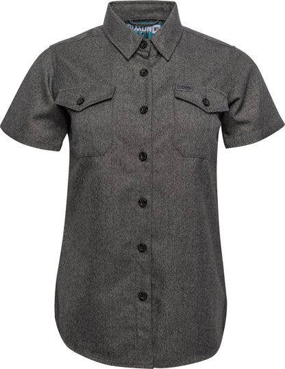 Women's Obsidian Short Sleeve Flannel