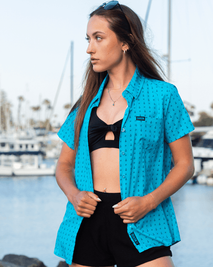 Women's Salty Dog Party Shirt - Tiffany